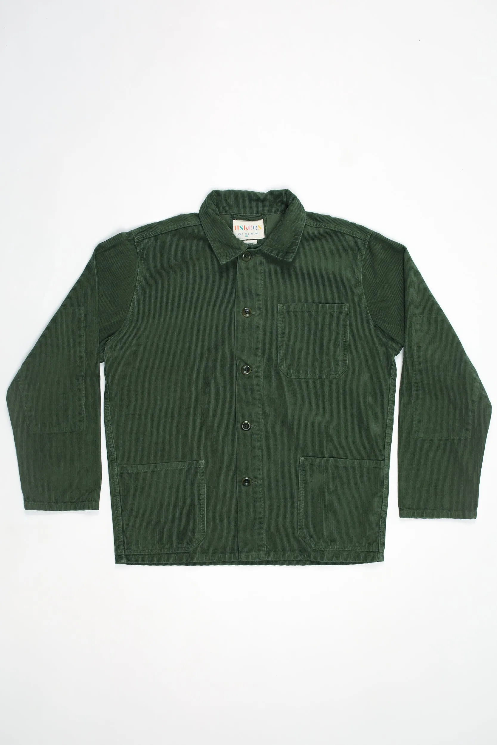 3001 Cord Button Overshirt | Coriander