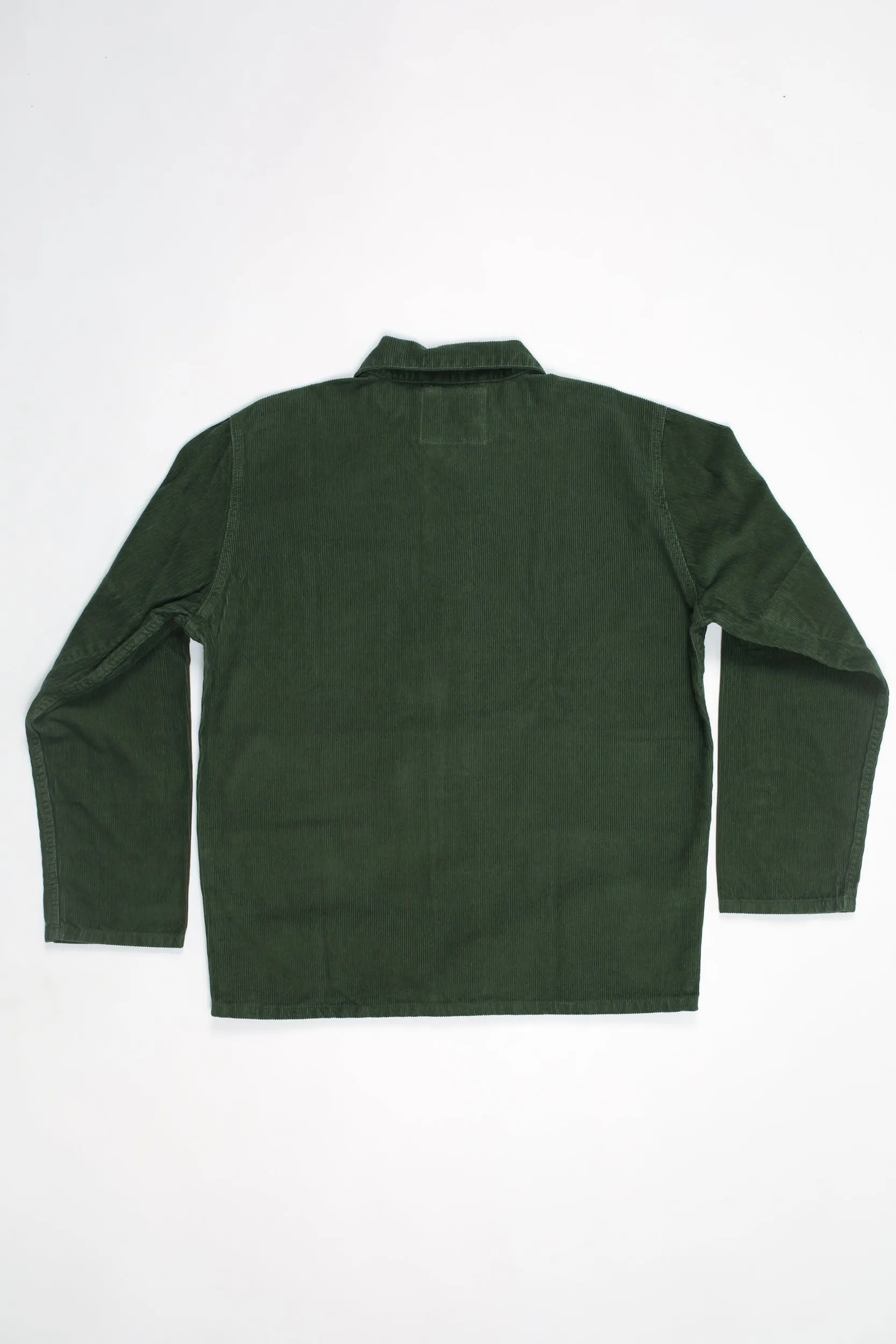 3001 Cord Button Overshirt | Coriander