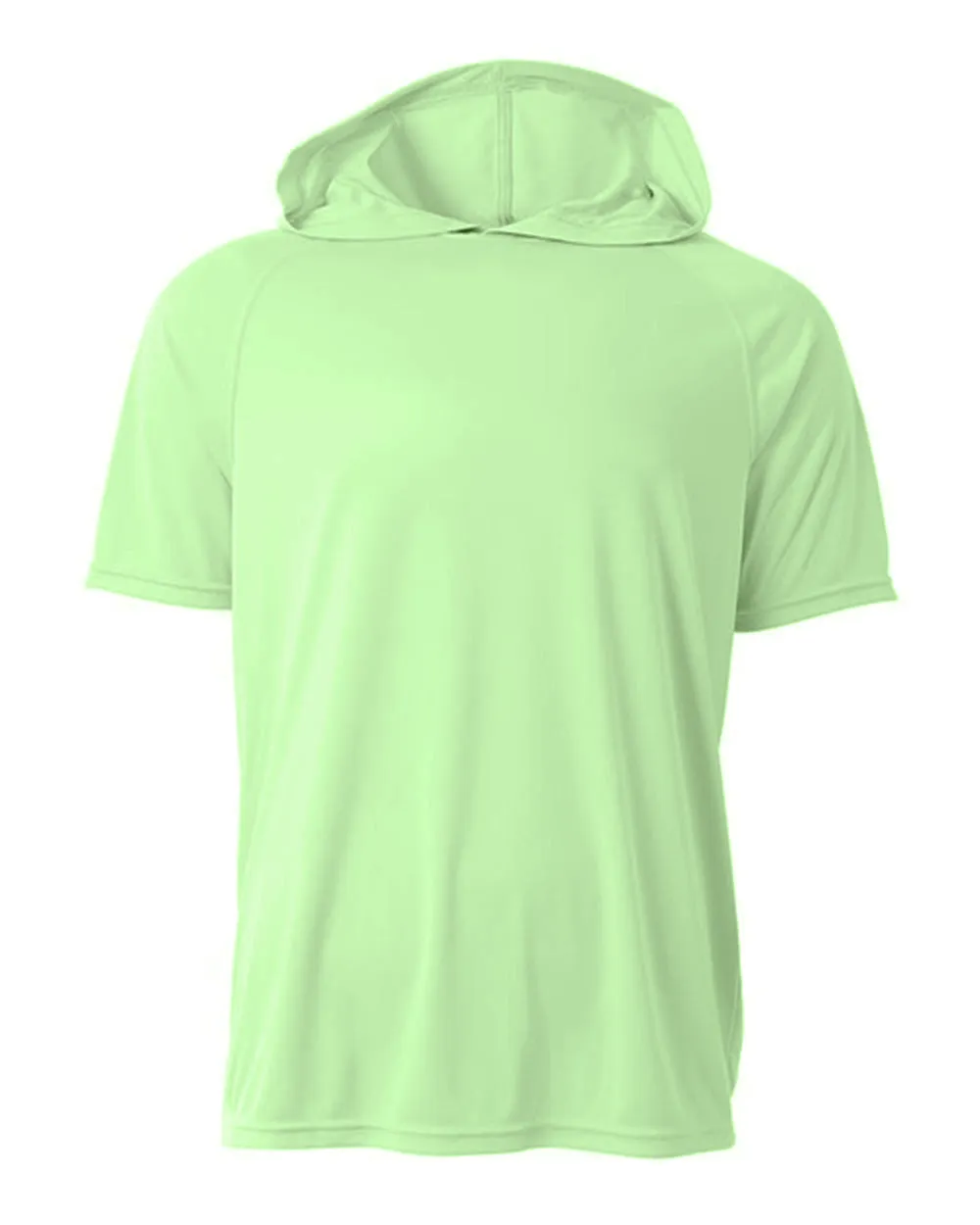 A4 Mens Short Sleeve Hooded Tee