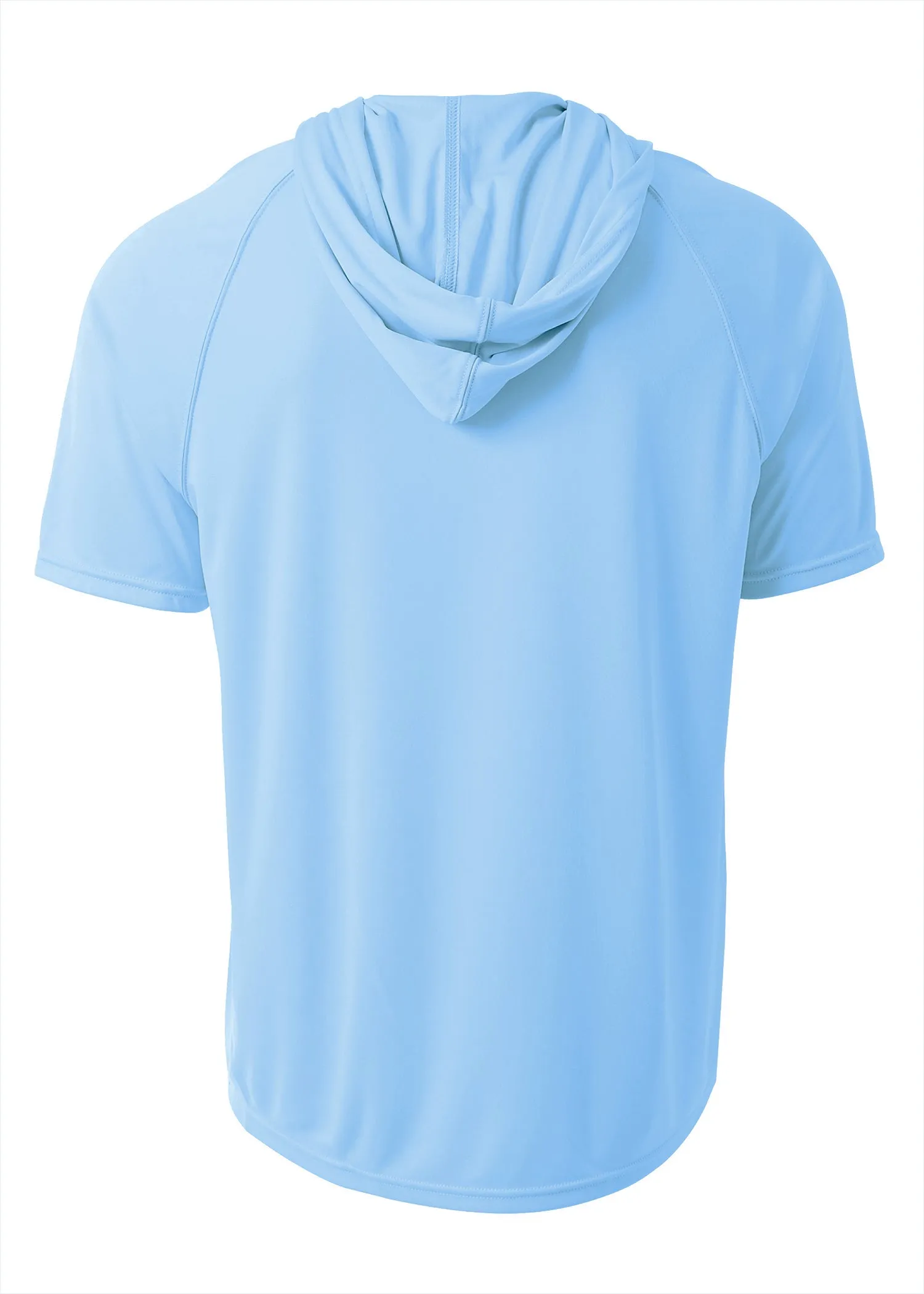 A4 Mens Short Sleeve Hooded Tee