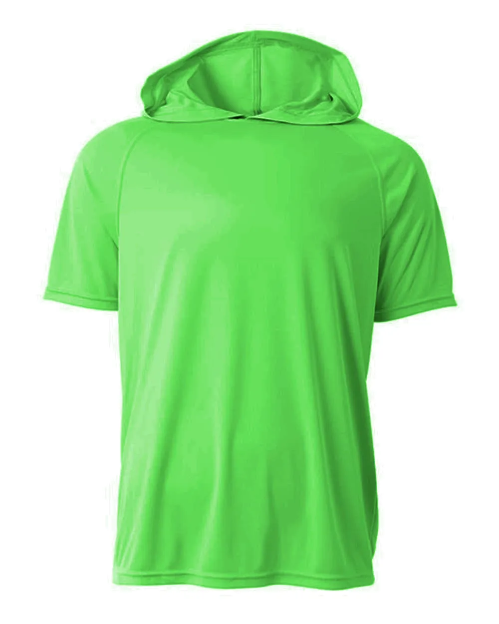 A4 Mens Short Sleeve Hooded Tee