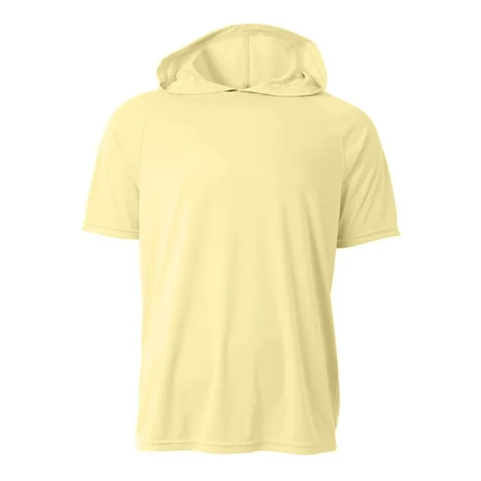 A4 Mens Short Sleeve Hooded Tee