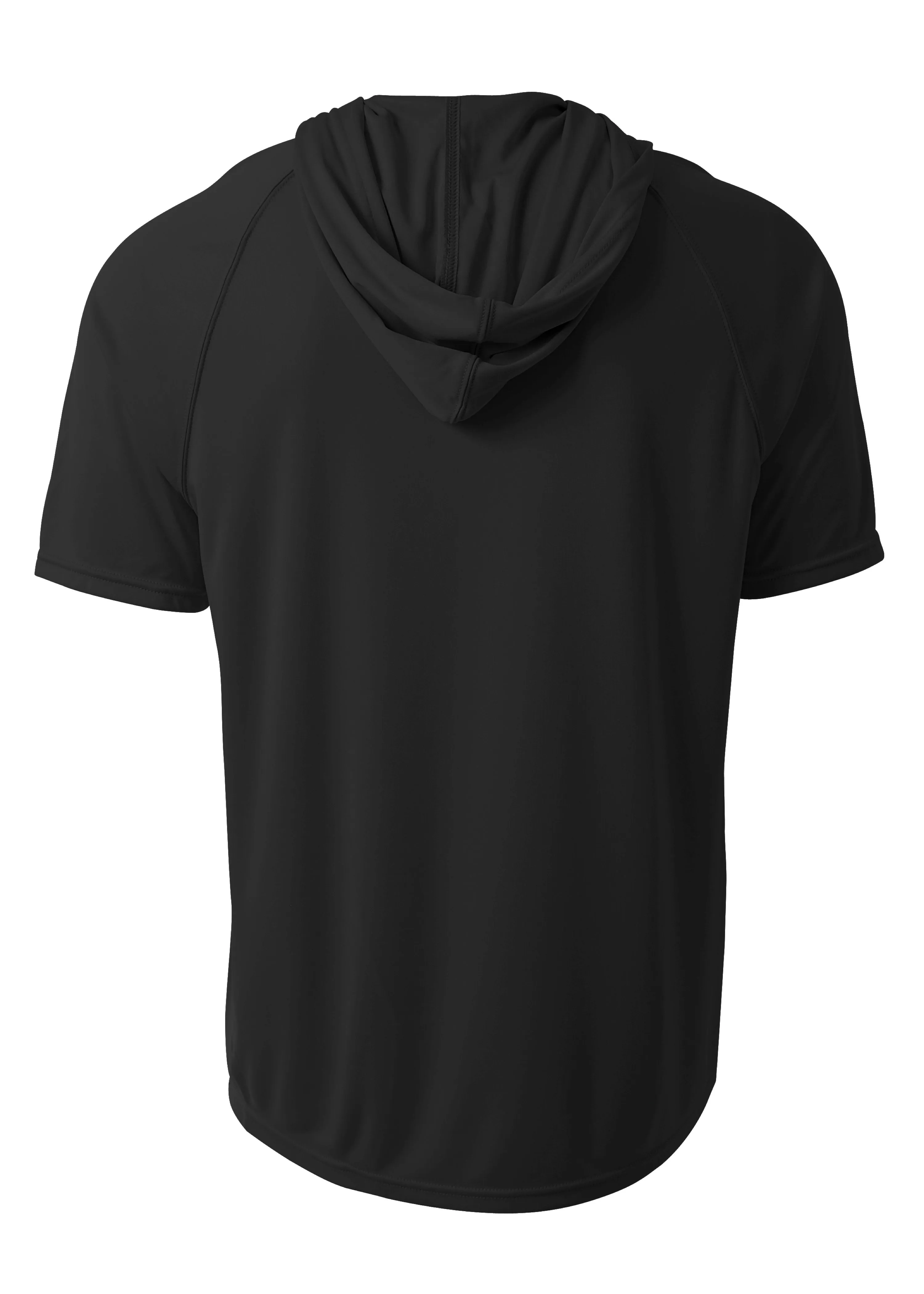 A4 Mens Short Sleeve Hooded Tee