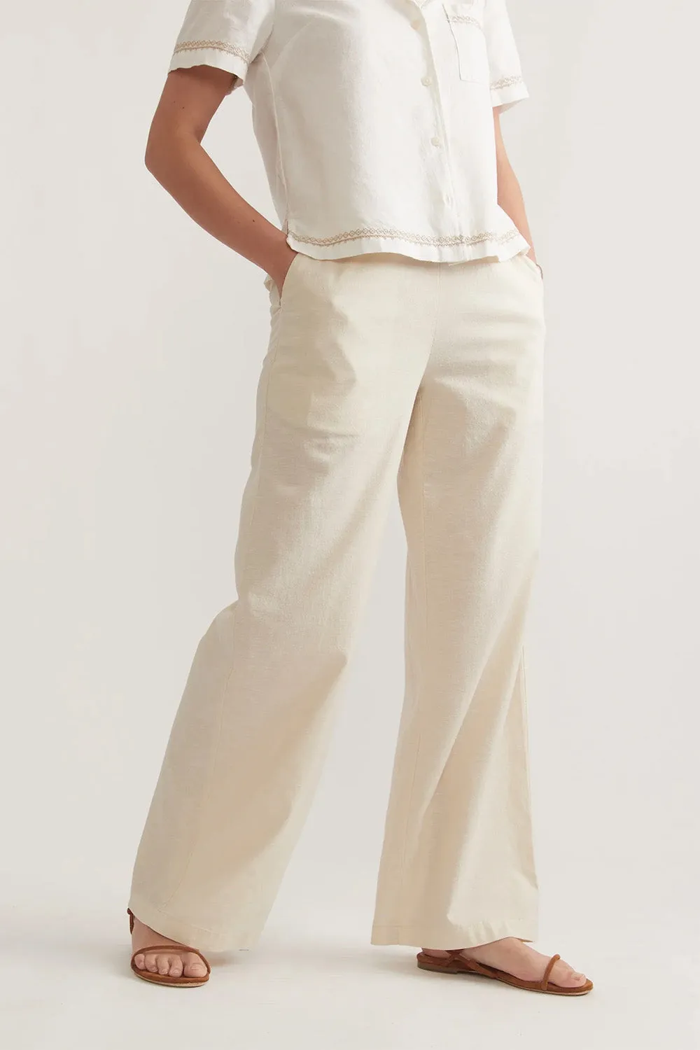 ALLISON HEMP TROUSER