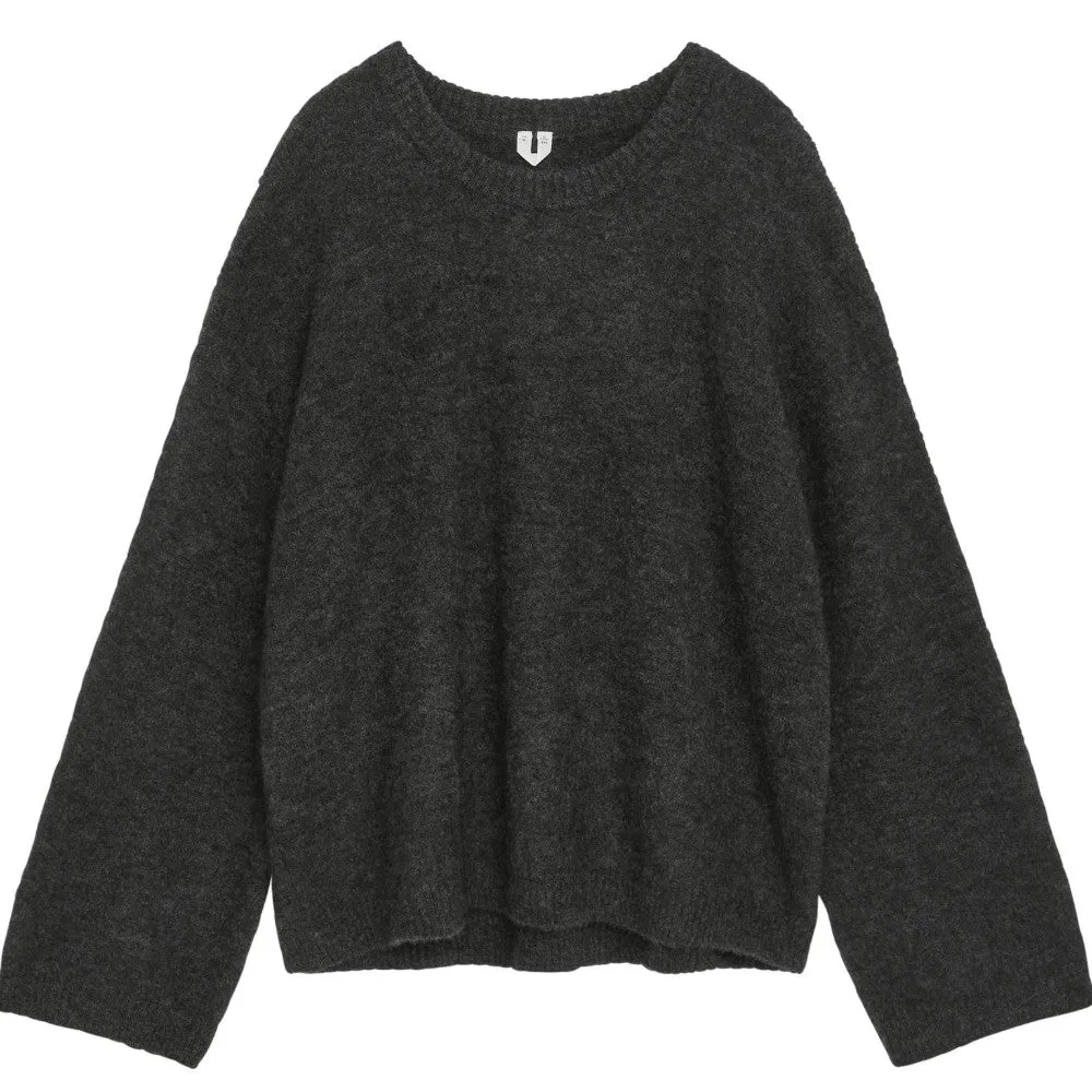 Arket Alpaca Blend sweater, dark gray