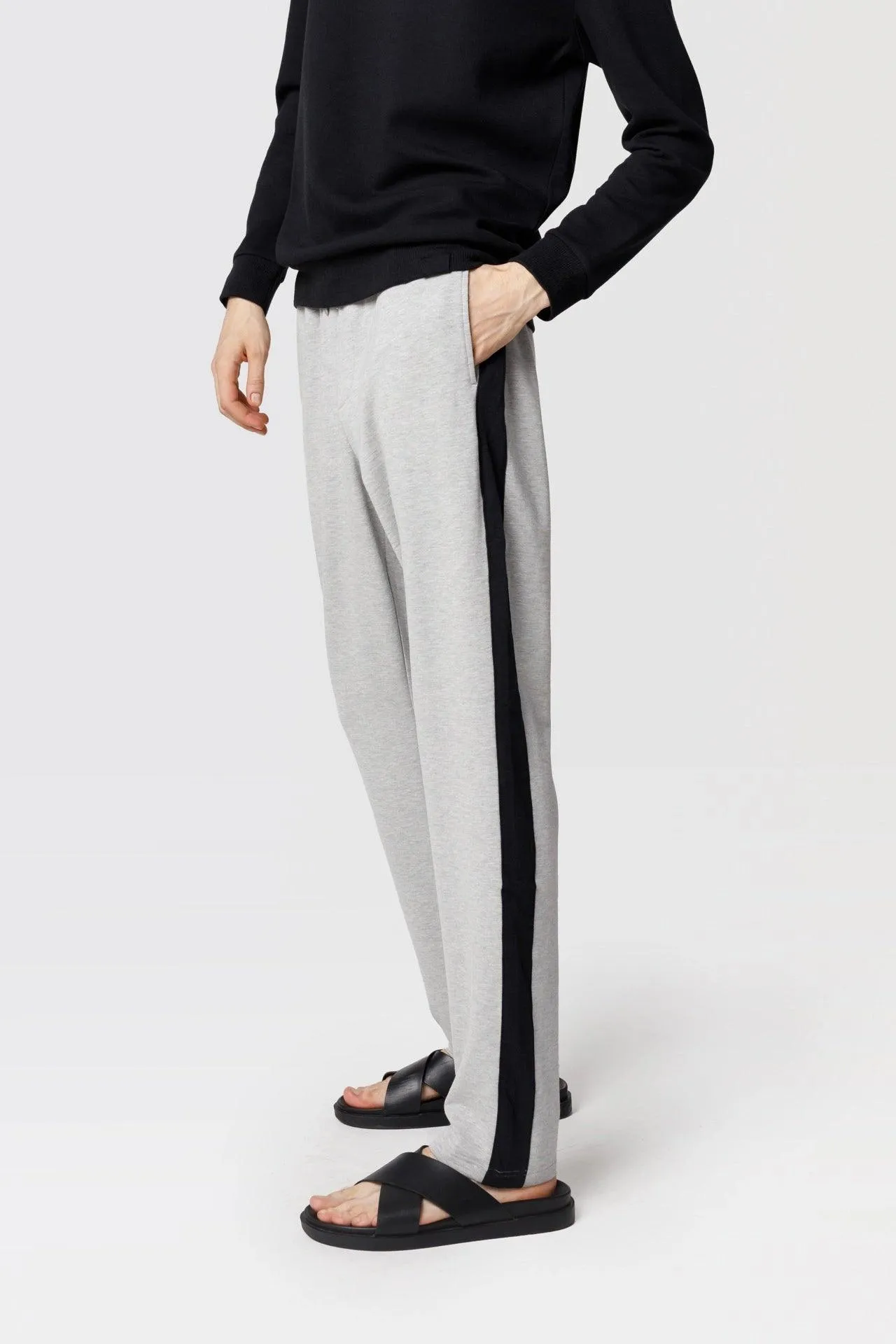 Bamboo Contrast Stripe  Sweatpants