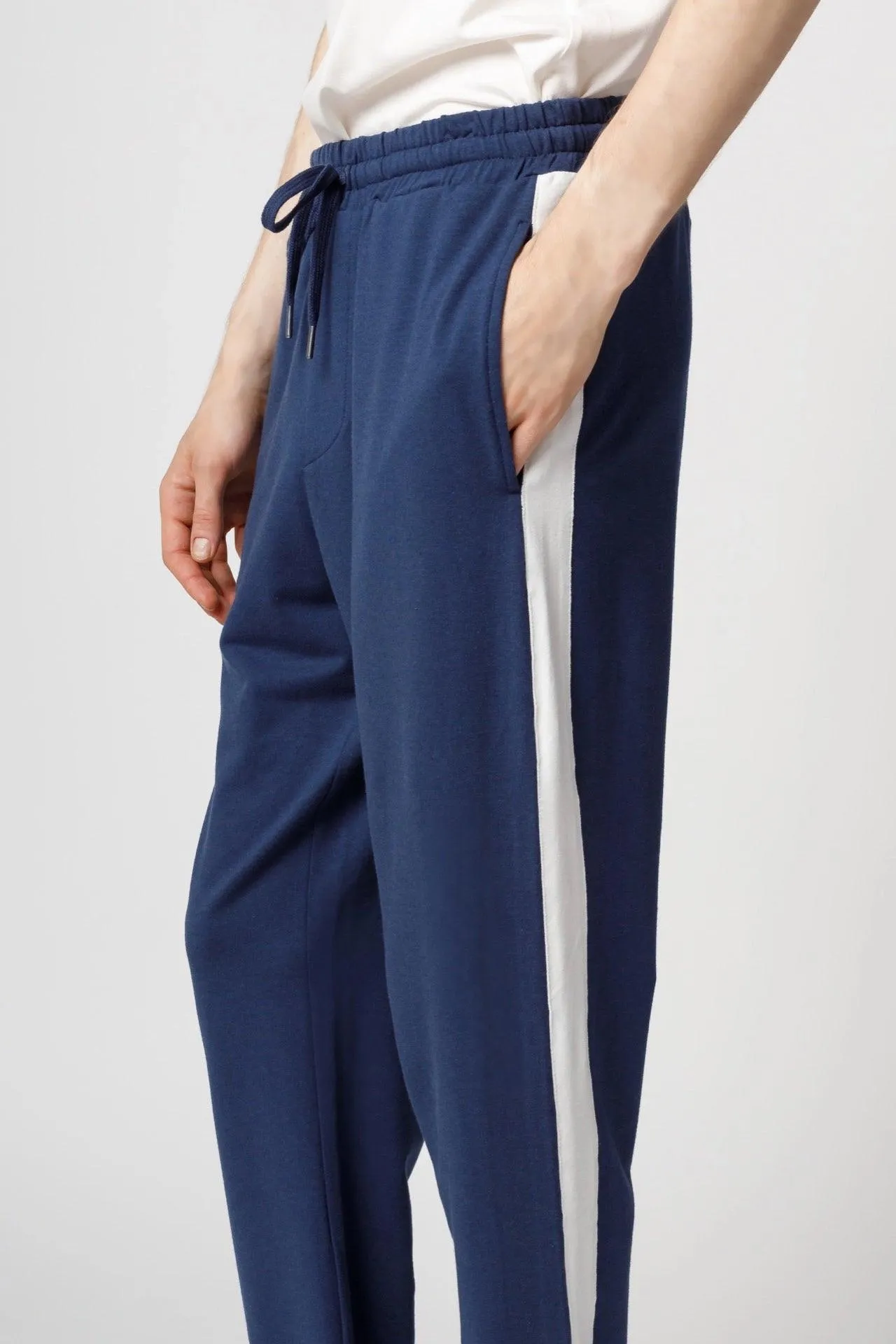 Bamboo Contrast Stripe  Sweatpants