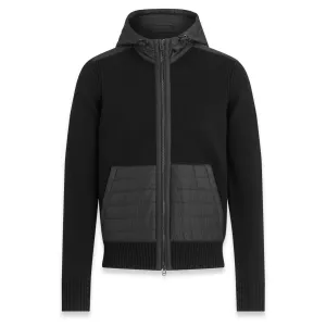 Belstaff Kenner Hooded Cardigan in Black