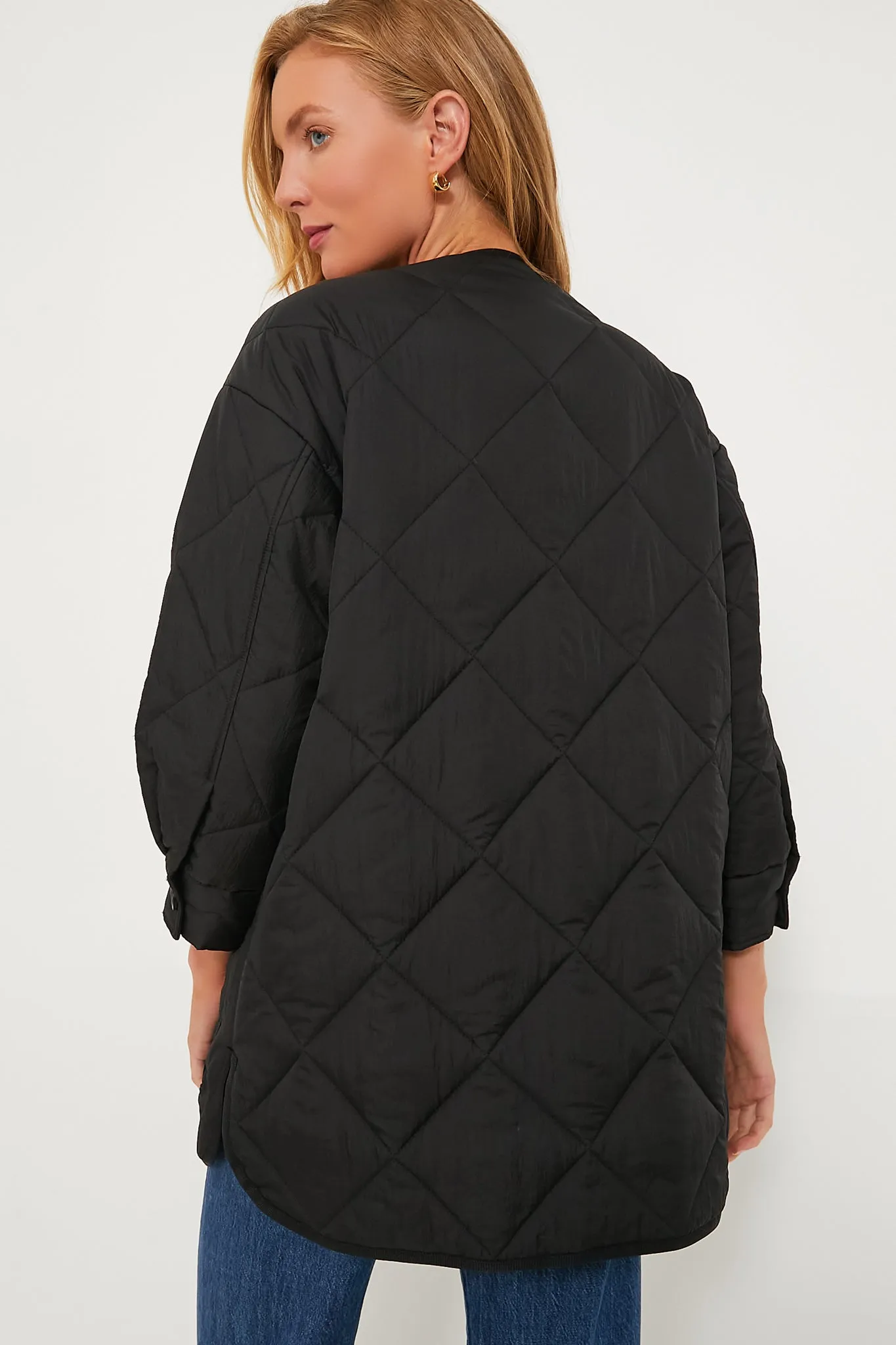 Black Quilted Yates Jacket