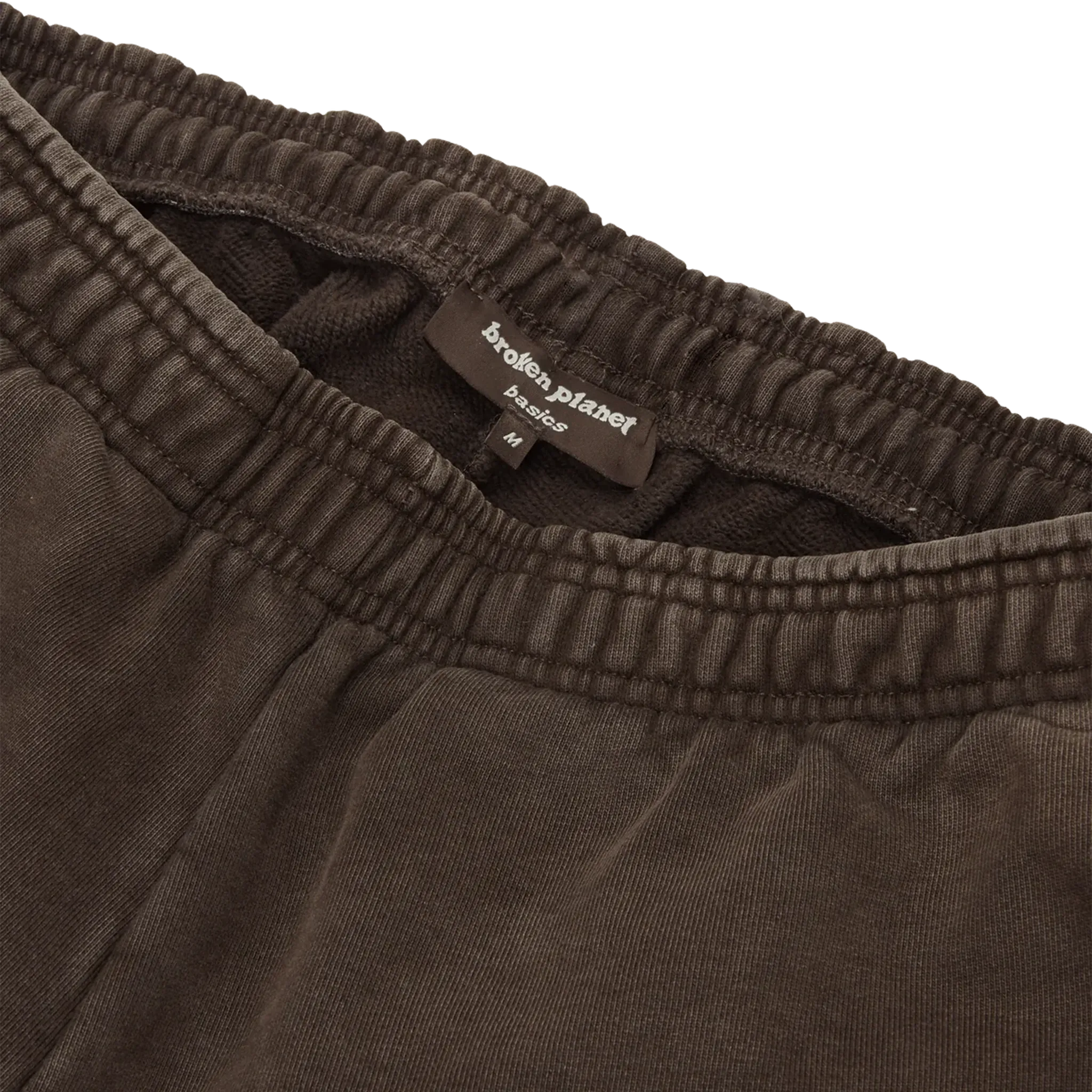 Broken Planet Basics Wide Leg Washed Mocha Sweatpants