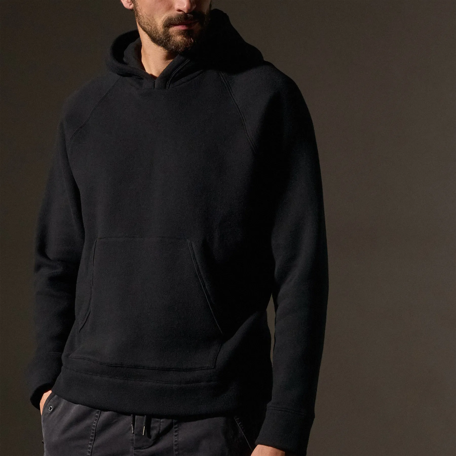 Cozy Hooded Sweatshirt - Black