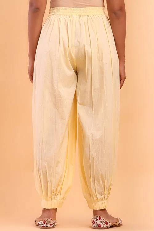 Cream Afghani Pant