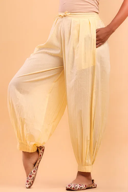 Cream Afghani Pant