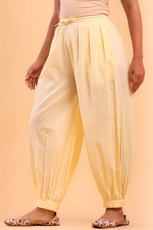 Cream Afghani Pant