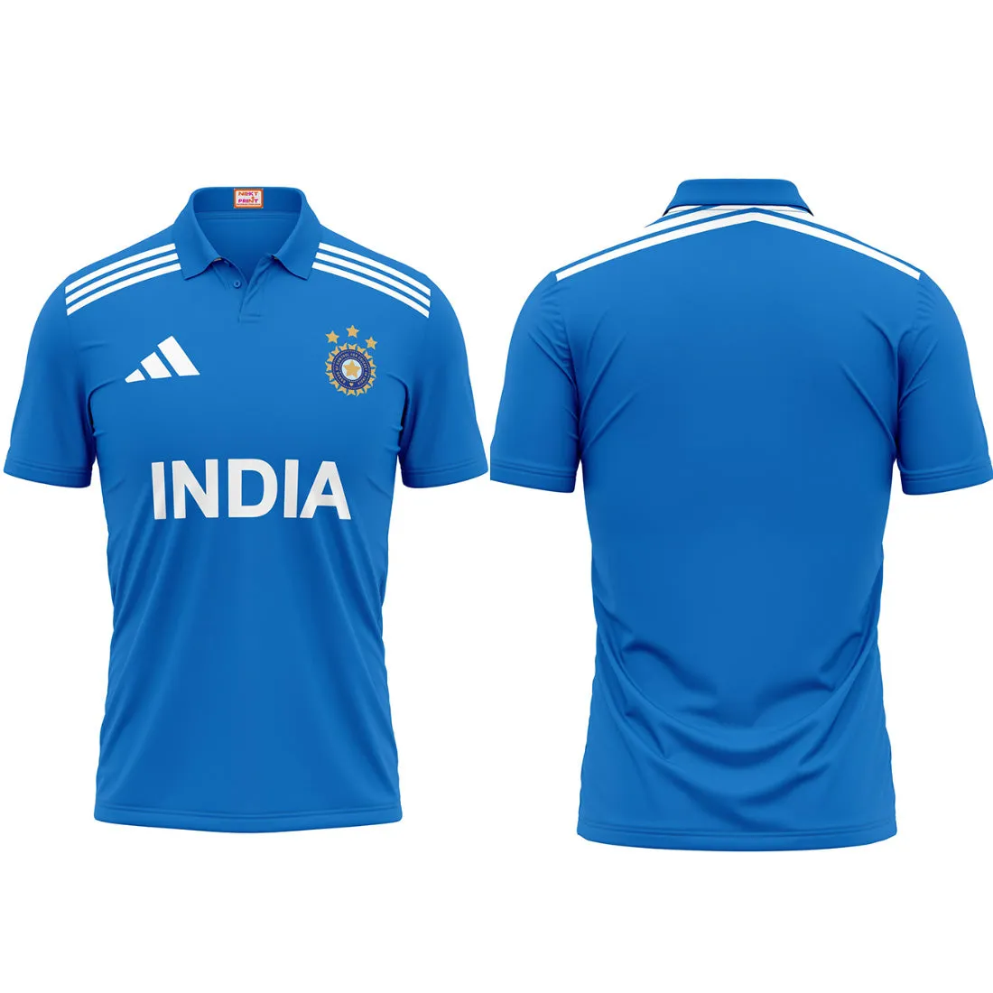 Customised India Cricket Jersey.