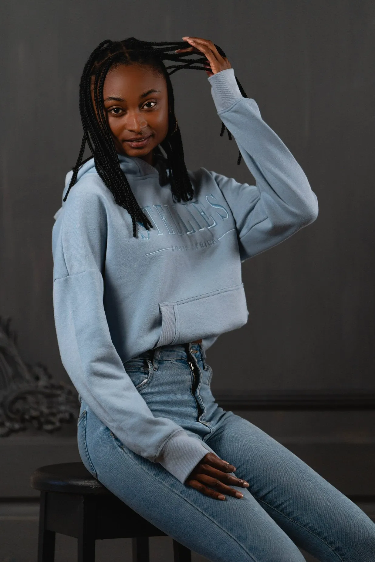 Daydreamer Fleece Hoodie in Periwinkle