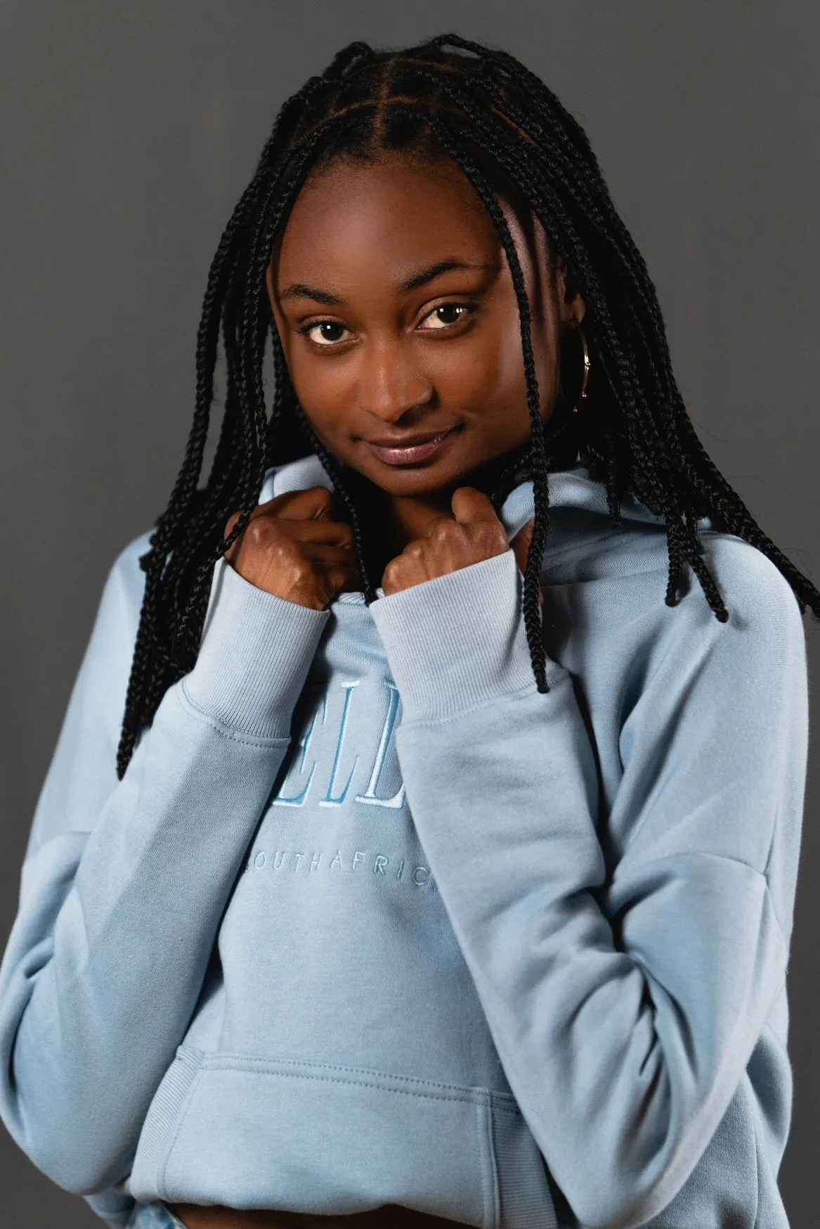 Daydreamer Fleece Hoodie in Periwinkle