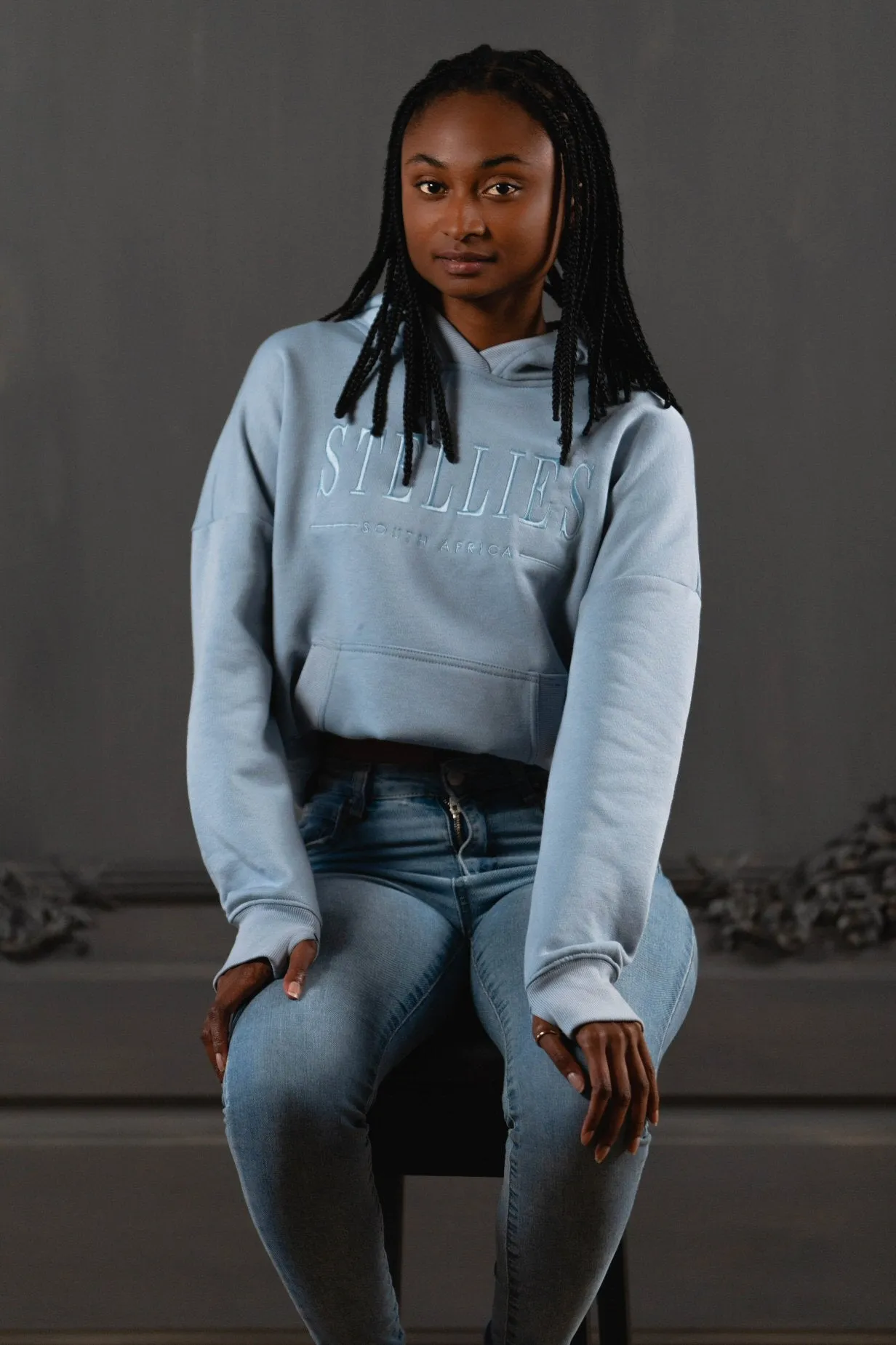 Daydreamer Fleece Hoodie in Periwinkle