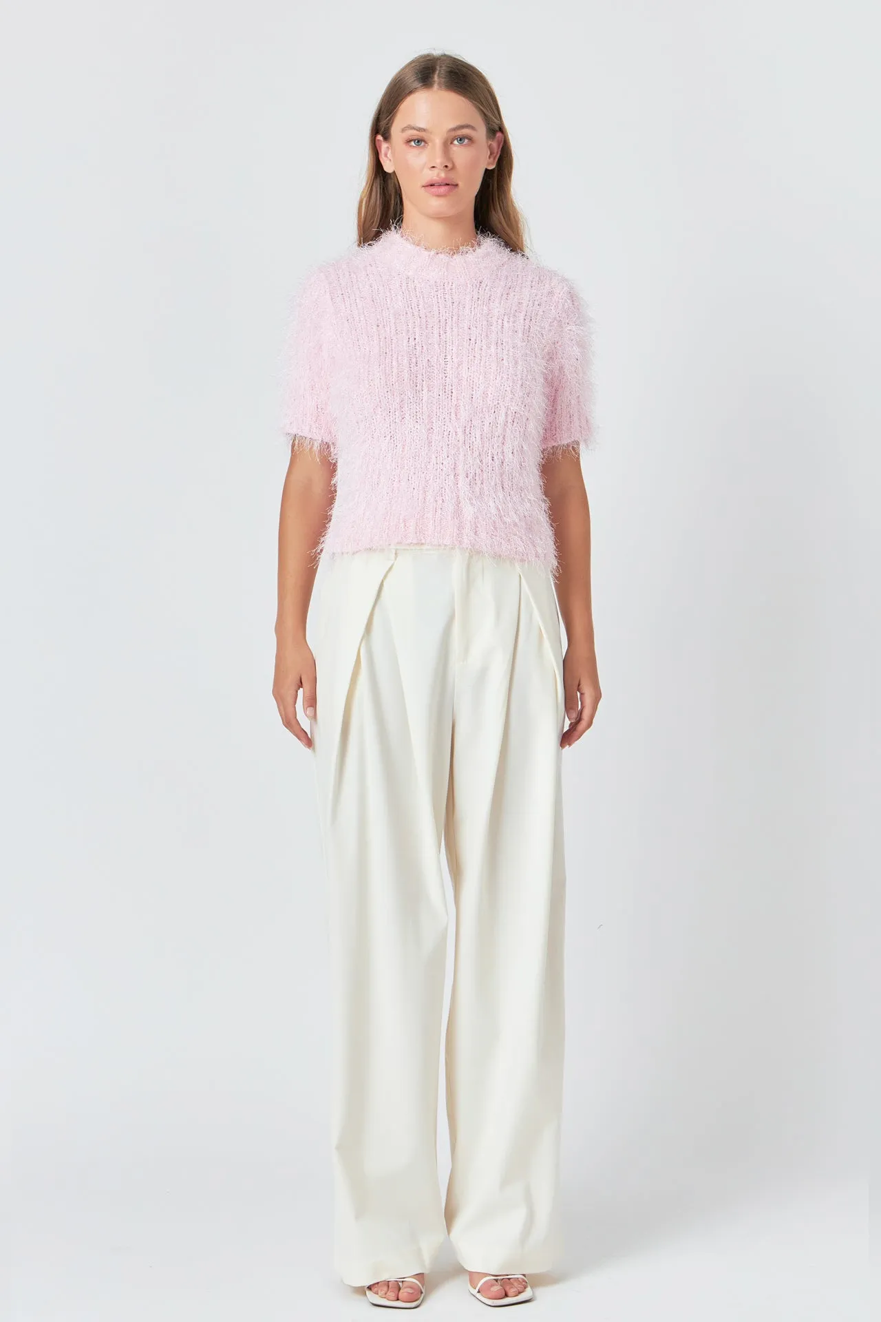 Endless Rose - Short Sleeve Sweater