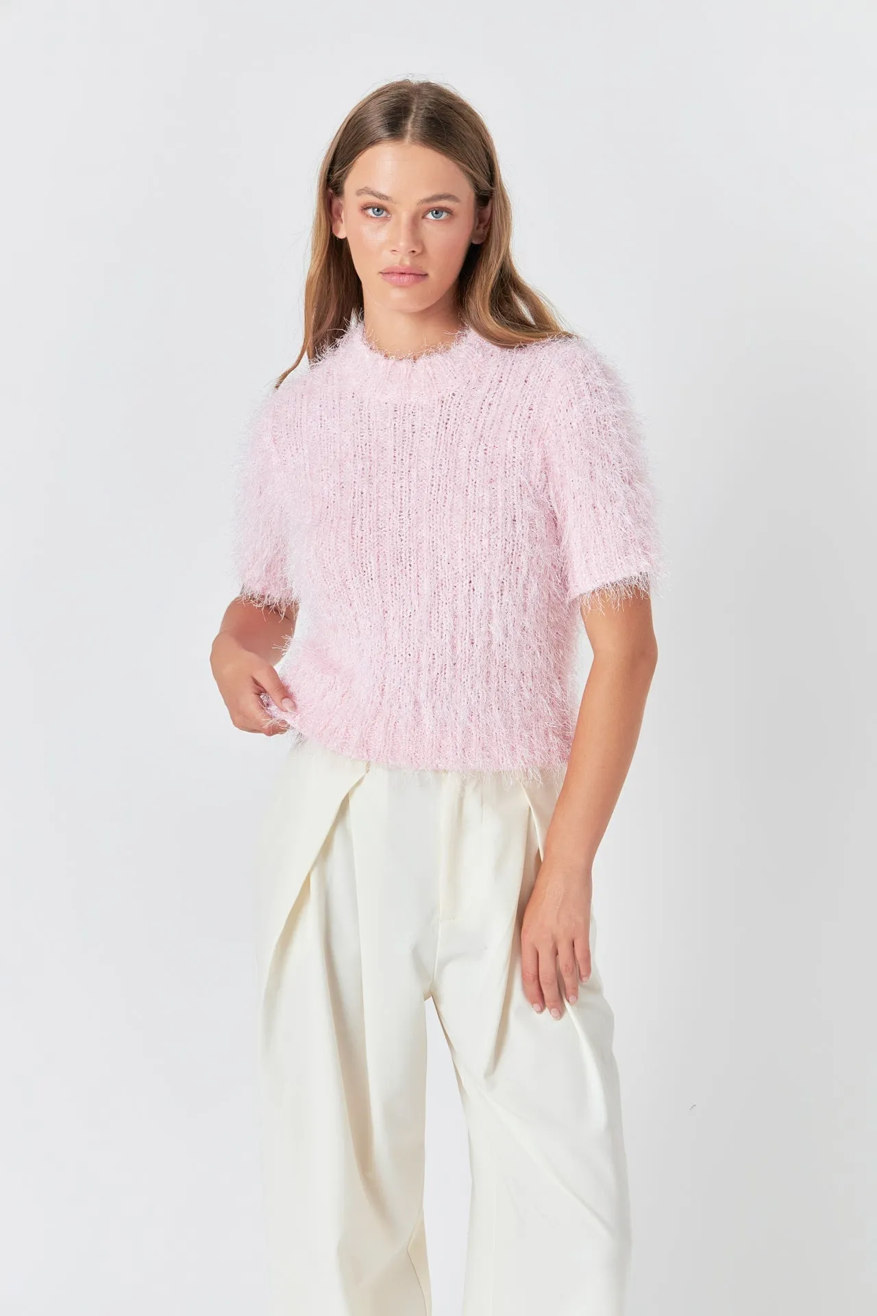 Endless Rose - Short Sleeve Sweater