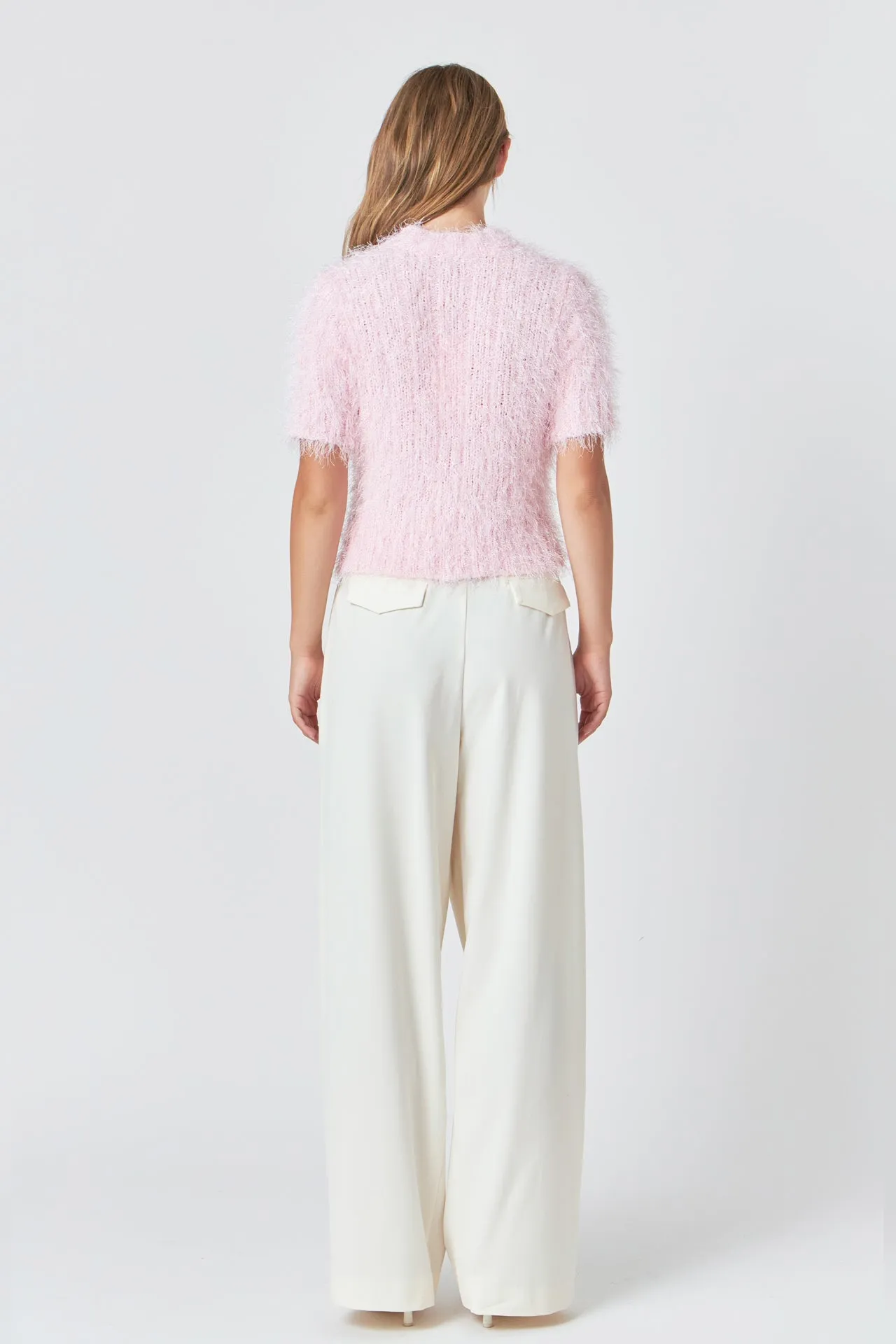 Endless Rose - Short Sleeve Sweater