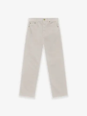 Fear of God Essentials Relaxed 5 Pocket Jeans in Silver Cloud