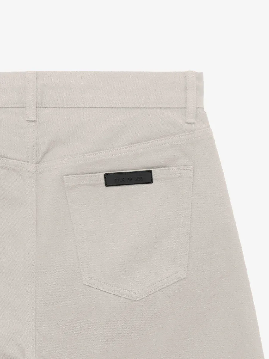 Fear of God Essentials Relaxed 5 Pocket Jeans in Silver Cloud