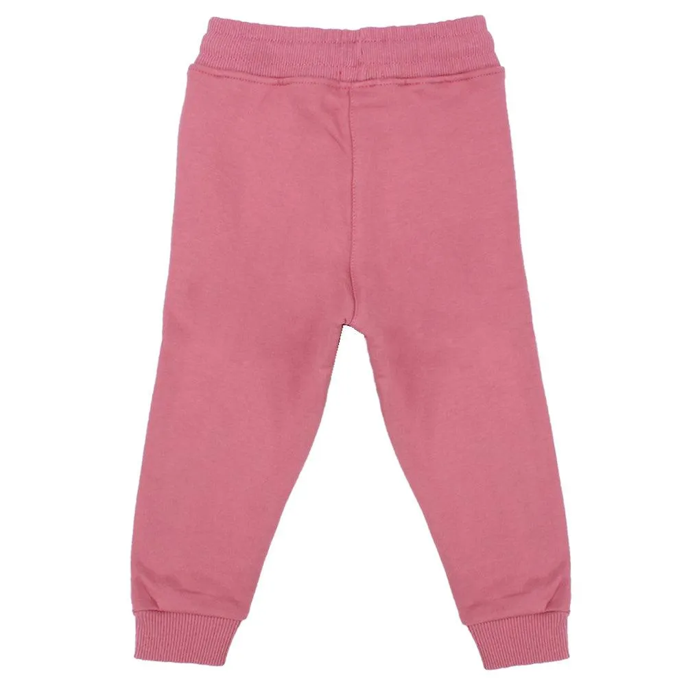 Fleeced Pinkish Sweatpants