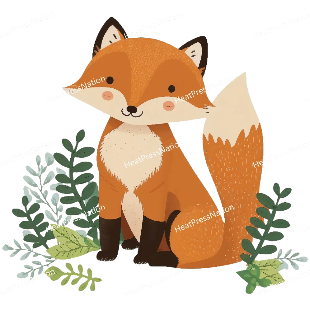 Forest Fox Cartoon Design