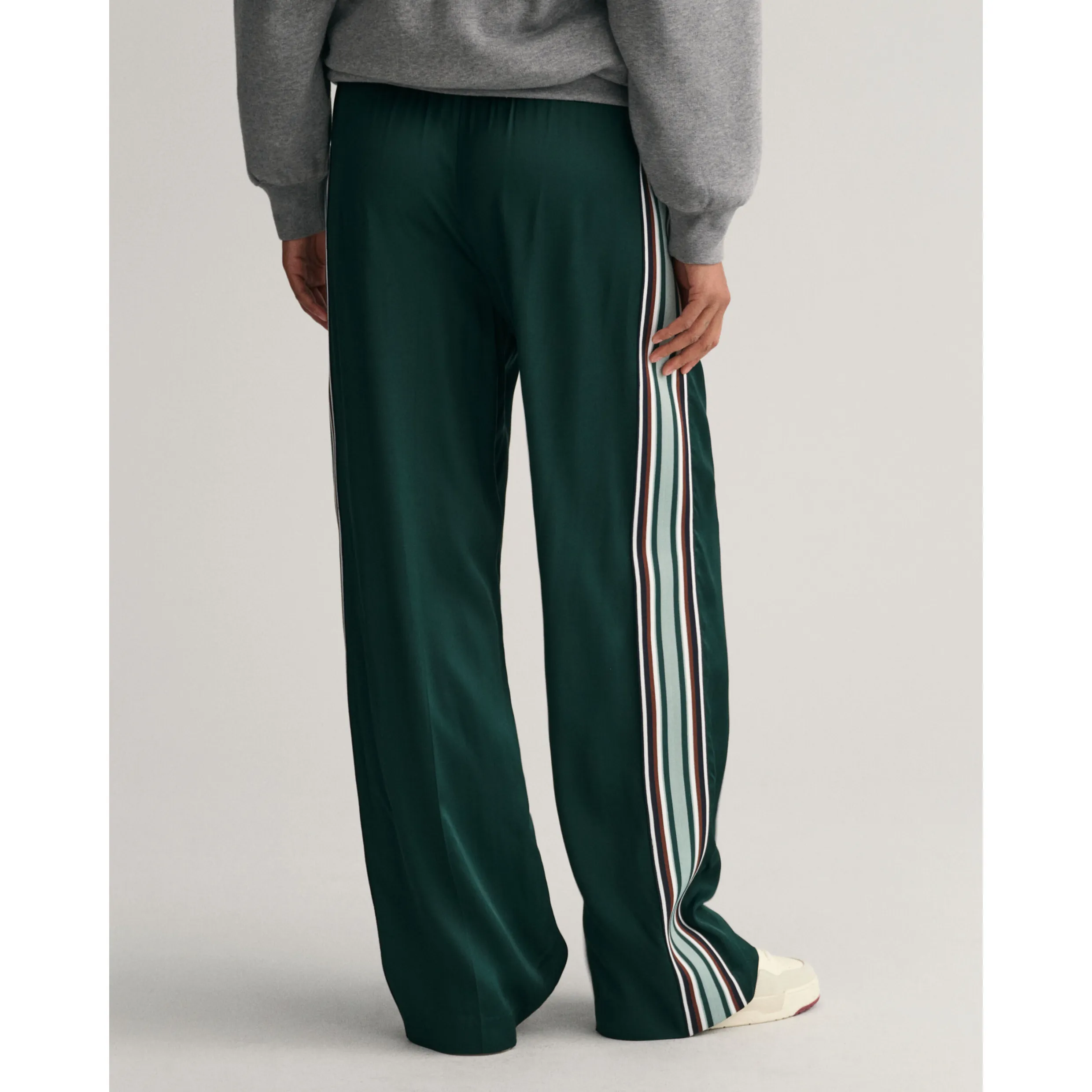 GANT Relaxed Stripe Pant 0278 Tartan Green