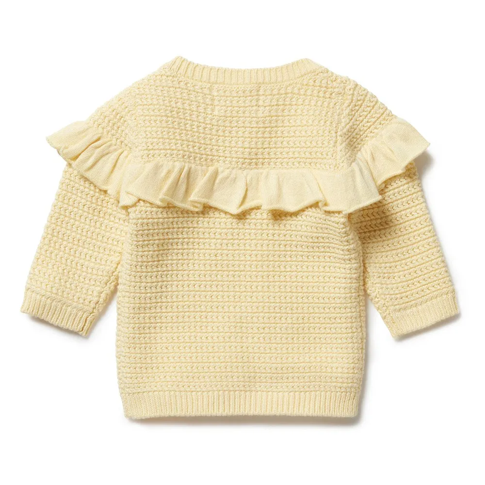 Knitted Ruffle Jumper