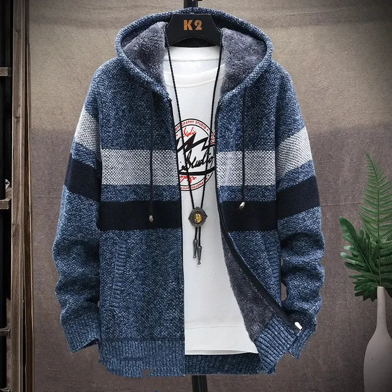 Men's knitted cardigan