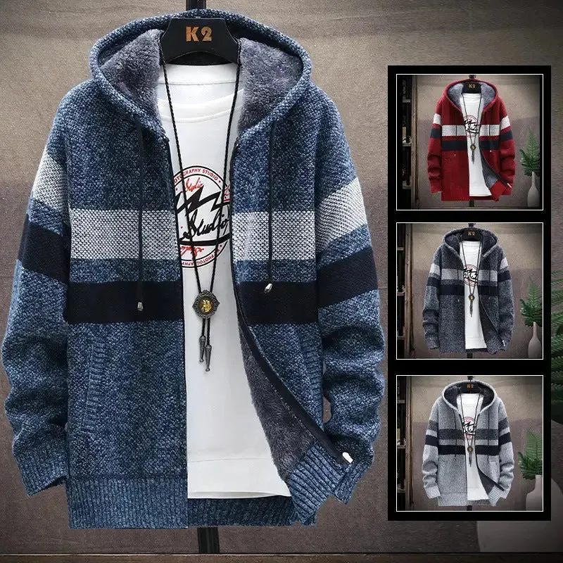 Men's knitted cardigan