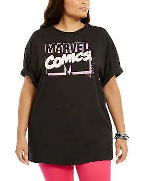 Mighty Fine Trendy Plus Size Cotton Marvel Comics, Size 4X