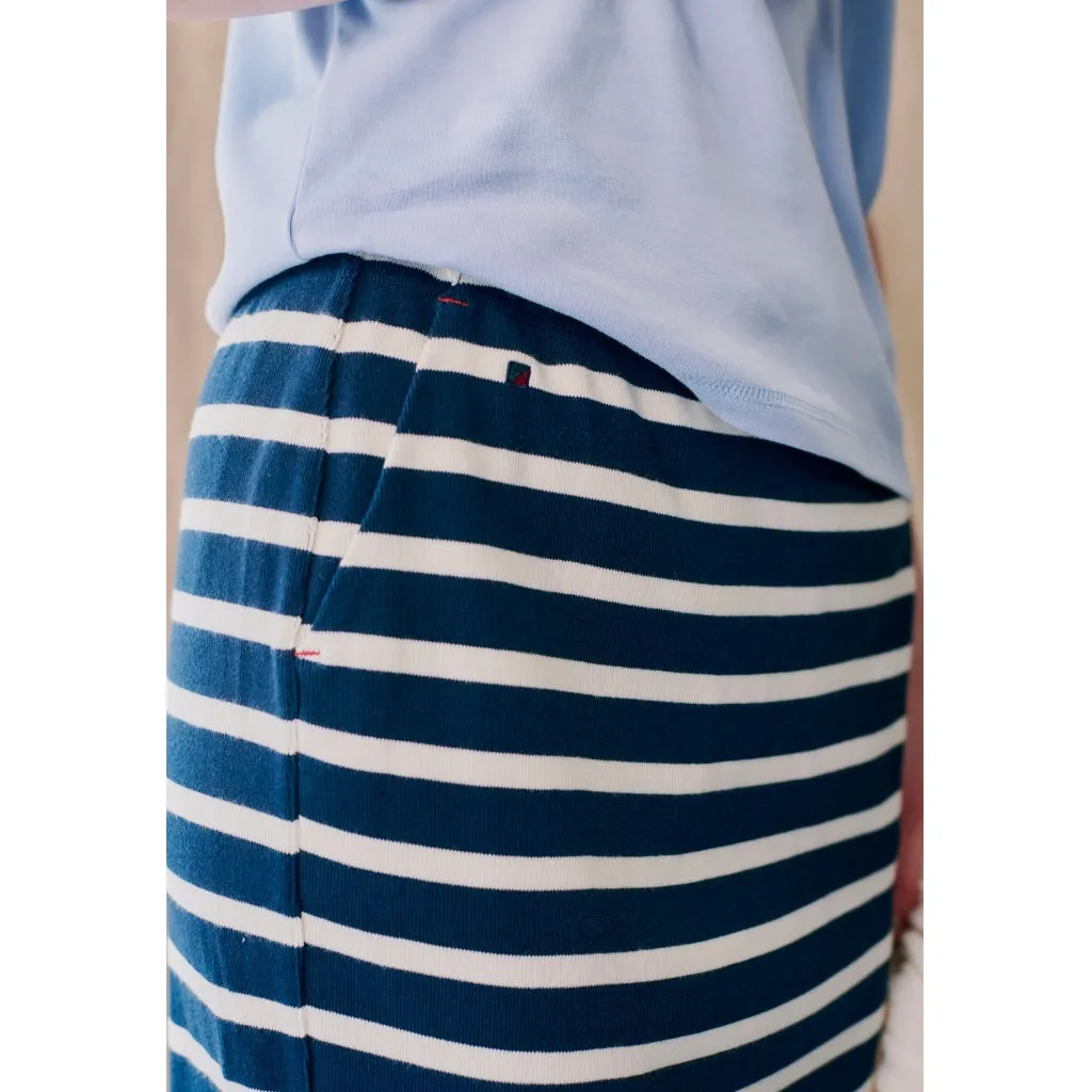 Nabila Skirt - Navy Stripe