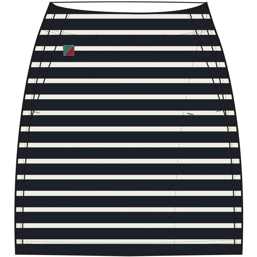 Nabila Skirt - Navy Stripe