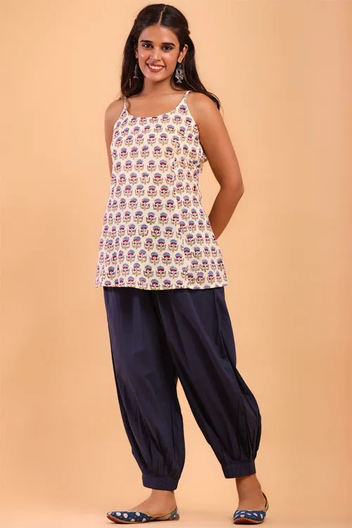 Navy Blue Afghani Pant