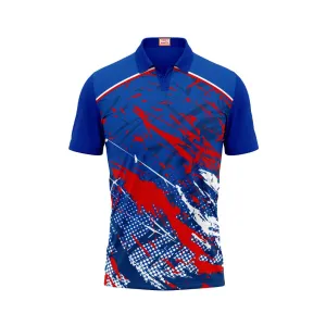 Next Print Customized Polo Neck Royal Blue Jersey NPTS18