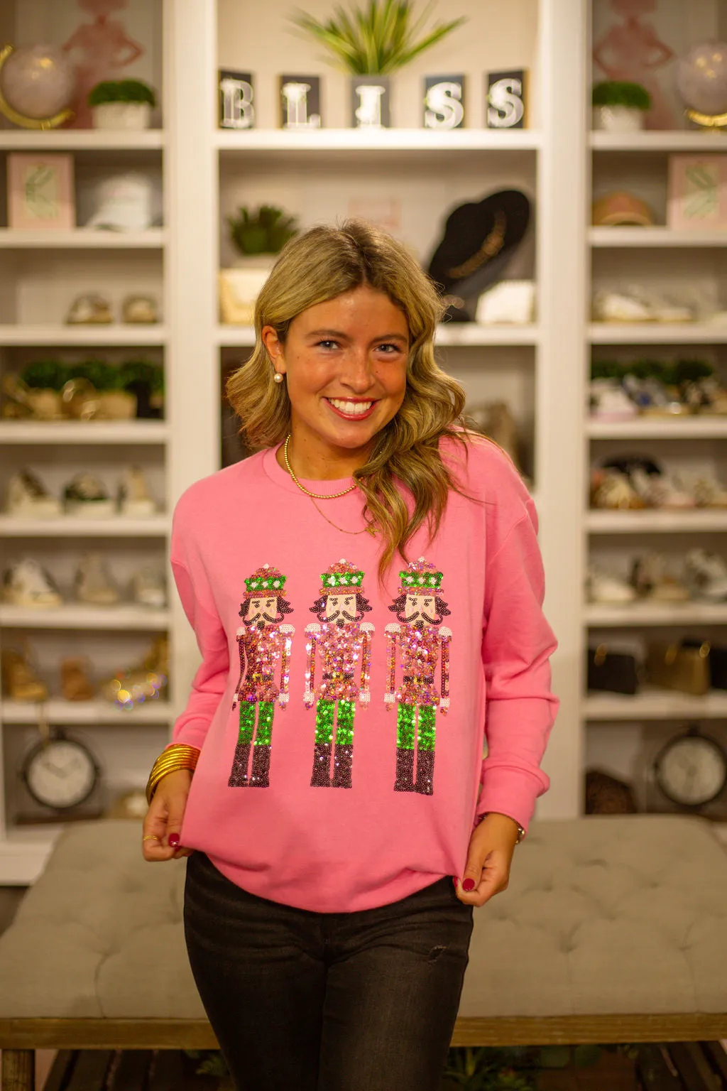 Nutcracker March Sequin Sweatshirt