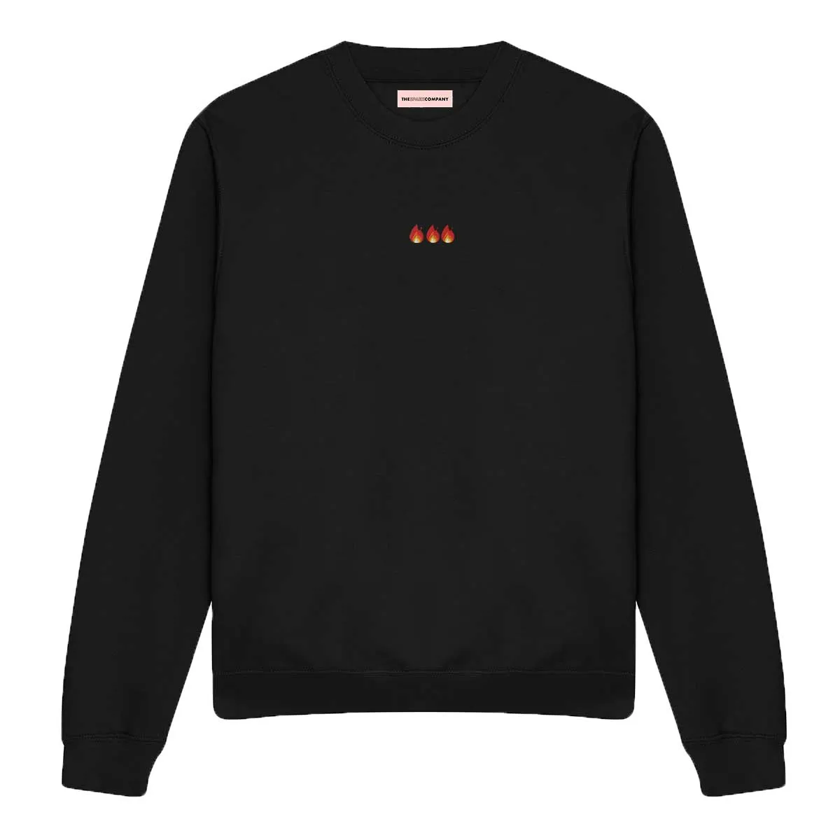 On Fire Embroidered Feminist Sweatshirt