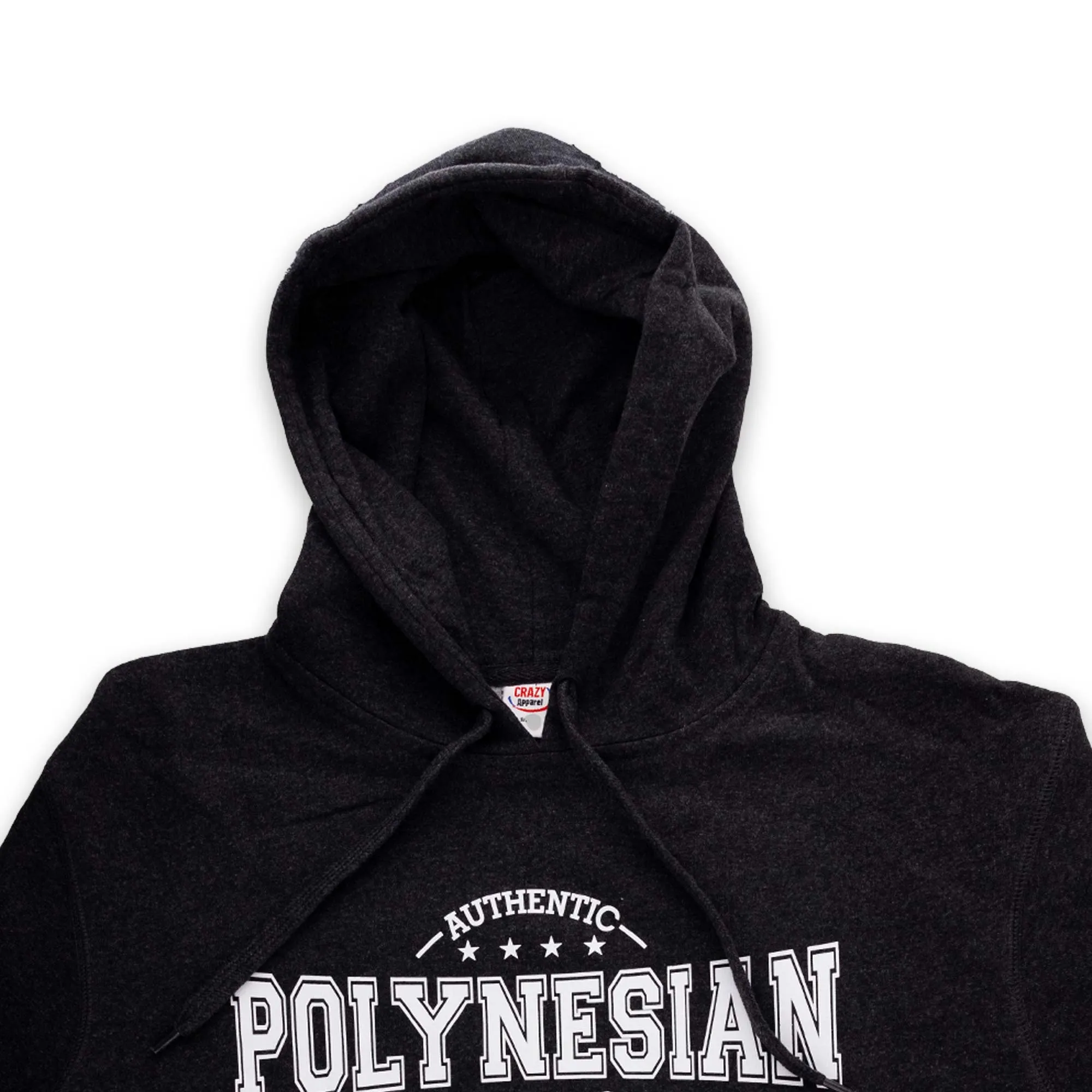 "Authentic Polynesian Cultural Center" Hoodie- Charcoal Black