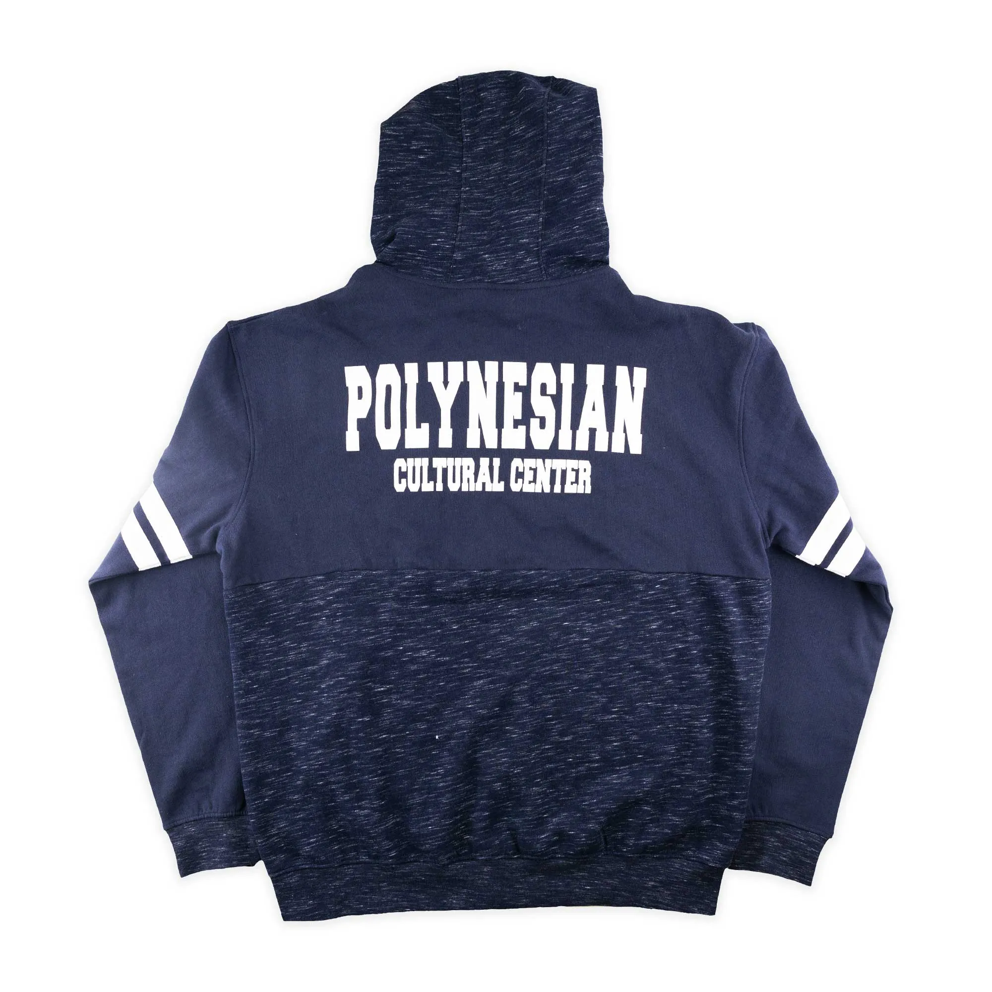 "Polynesian Cultural Center" Full Zip 2-Tone Hoodie- Burgundy