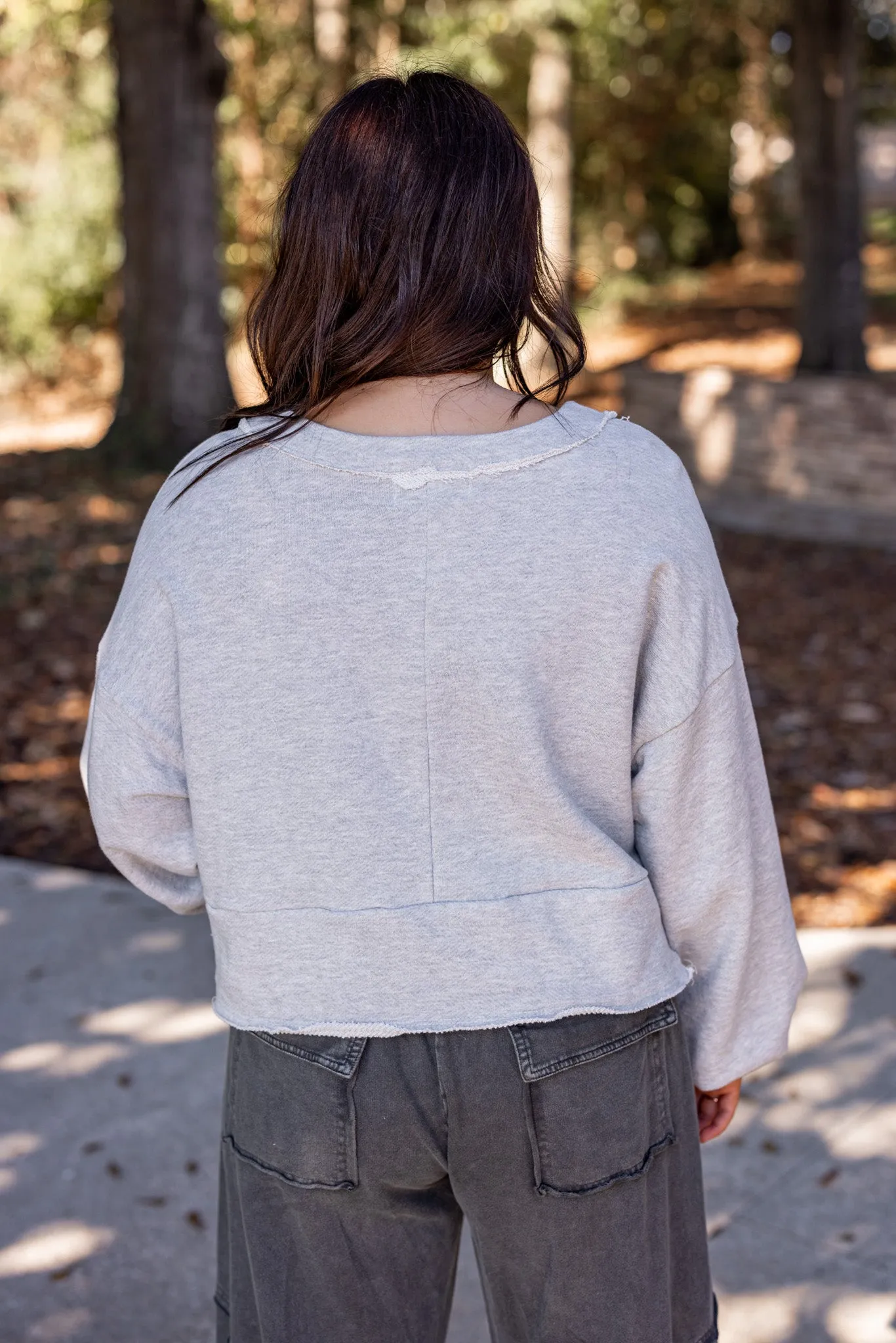 Saturday Favorite Heather Grey Pullover