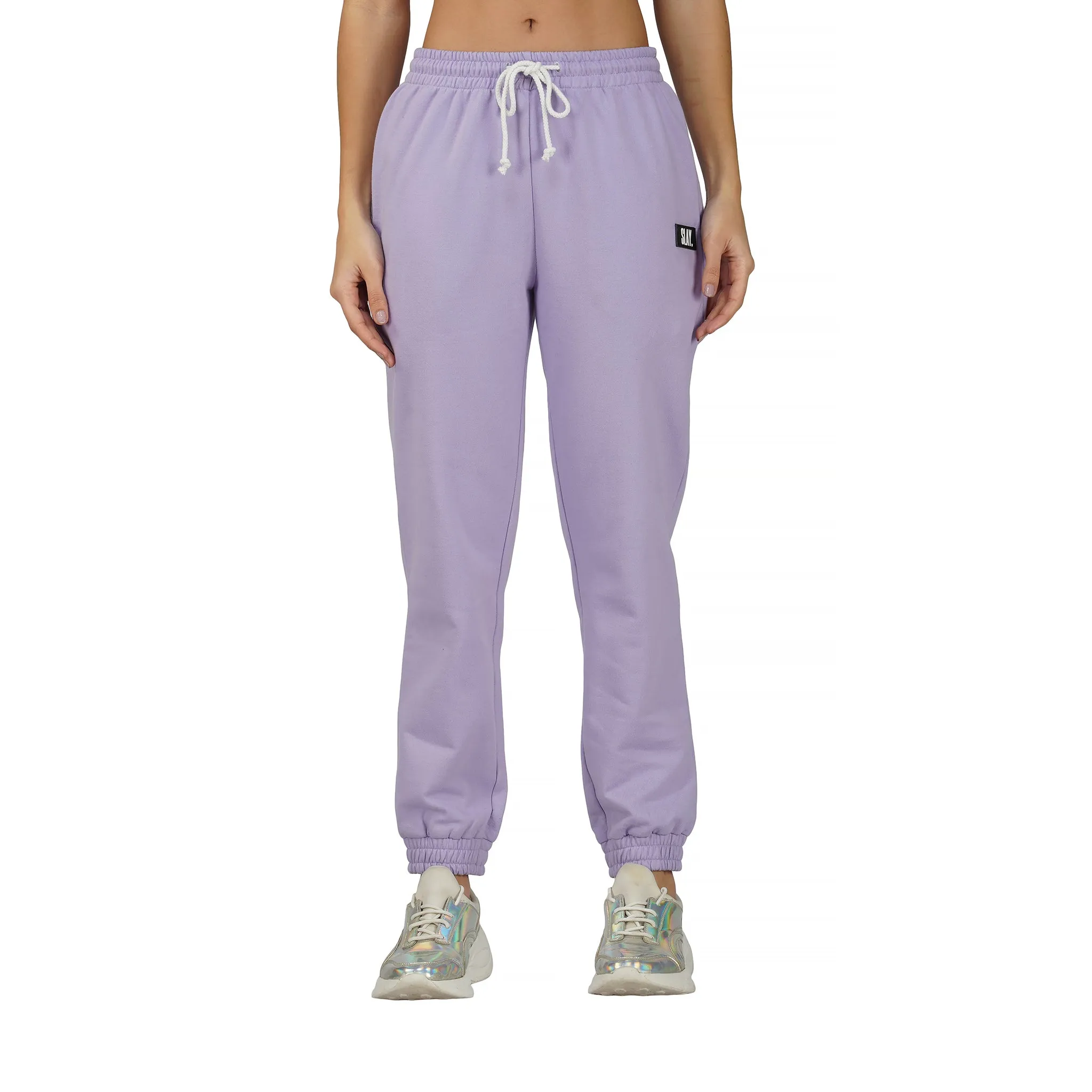 SLAY. Women's Lavender Drop Shoulder Hoodie & Joggers Co-ord Set