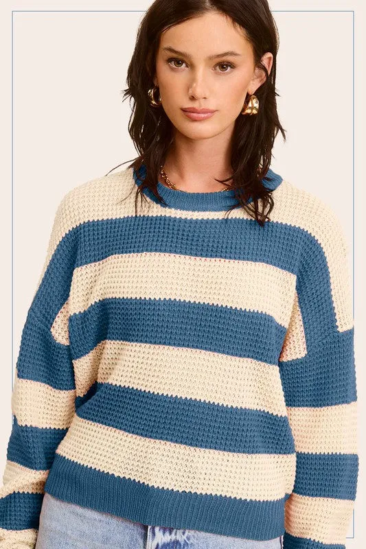 Take My Hand Striped Sweater