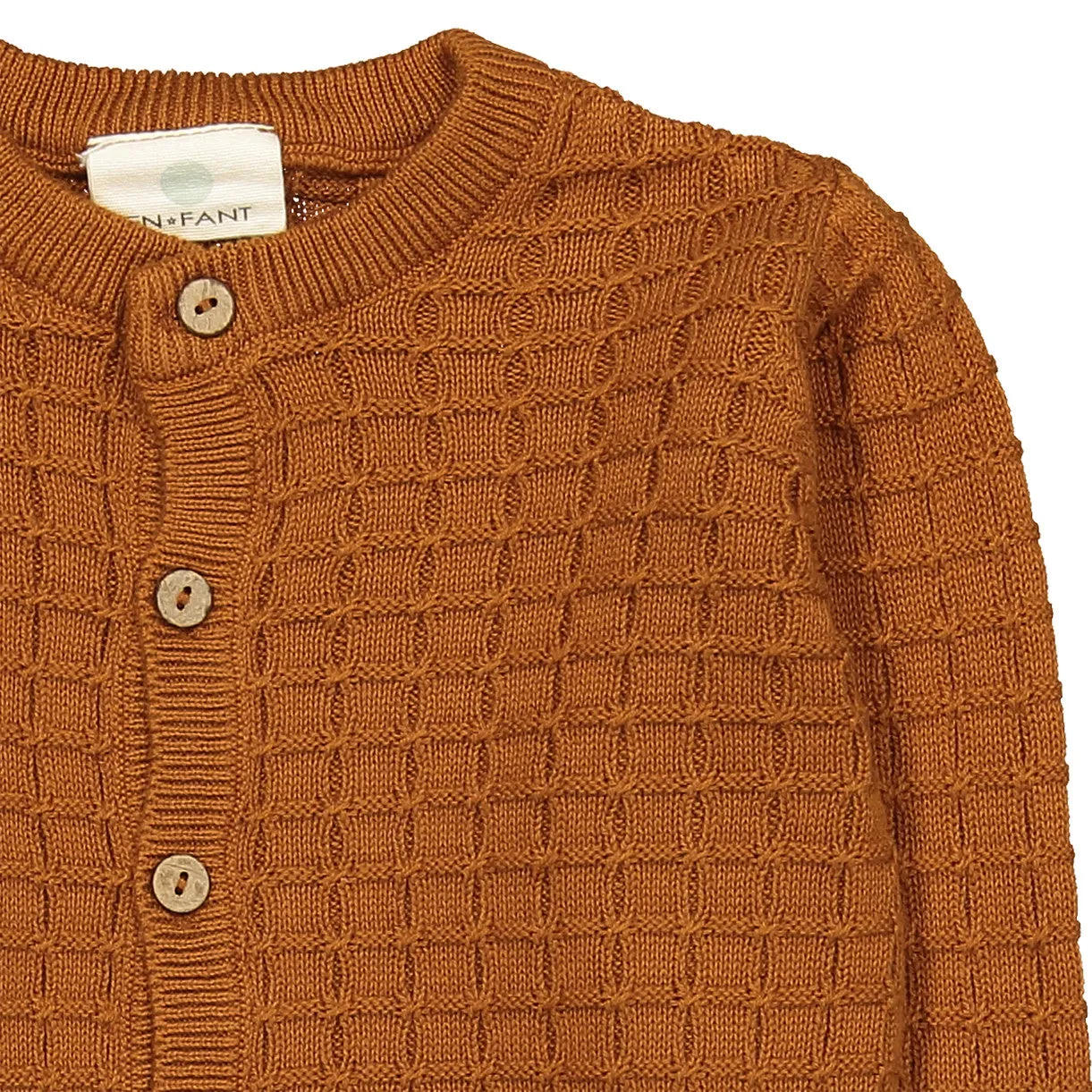 The Finley Cardigan - Burnt Orange