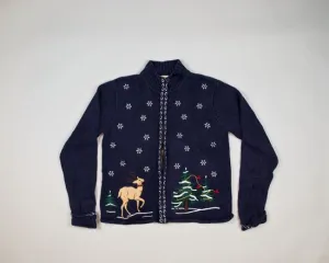 Unhelpful Deer-Small Christmas Sweater