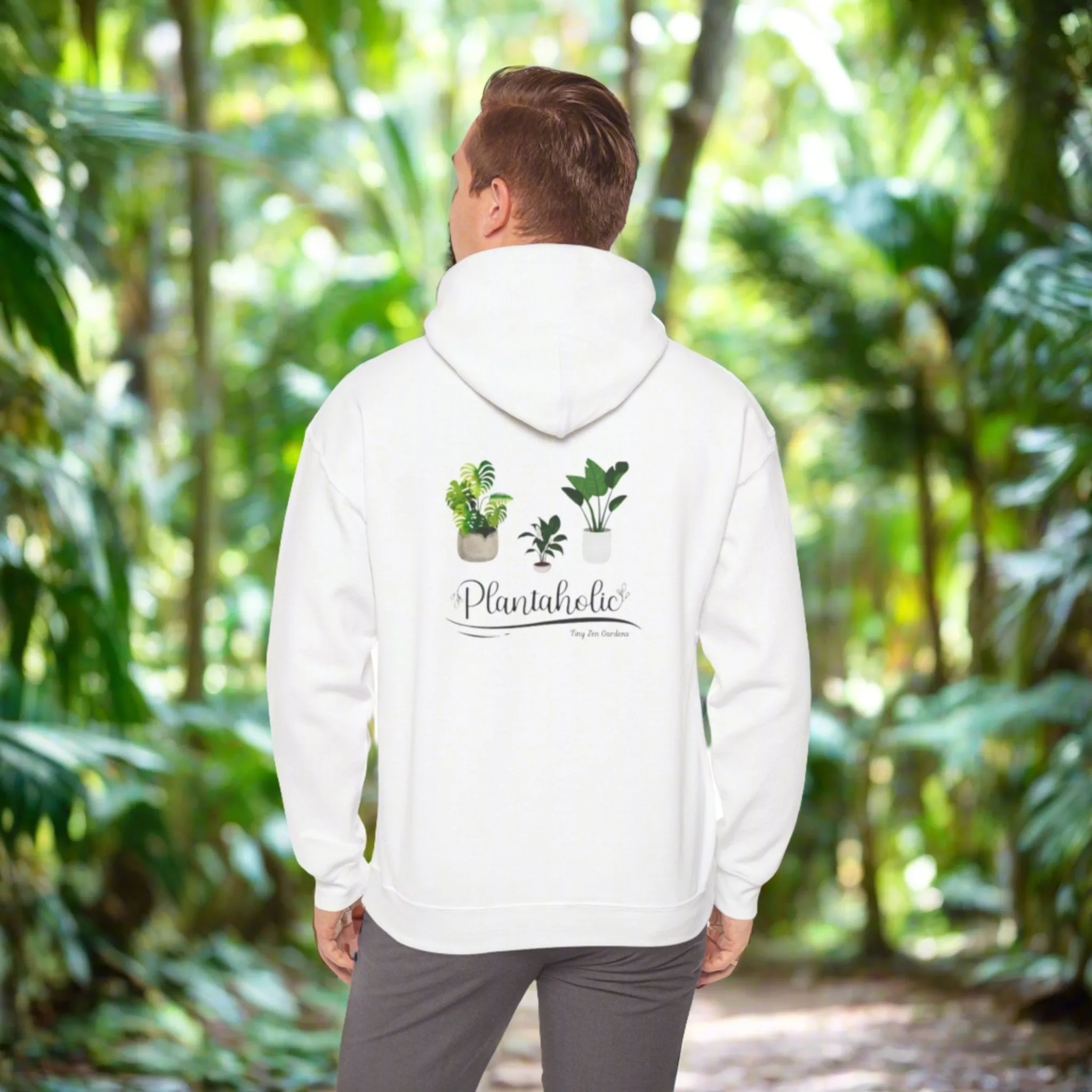 Unisex Heavy Blend™ Hooded Sweatshirt | Plantaholic | Tiny Zen Gardens