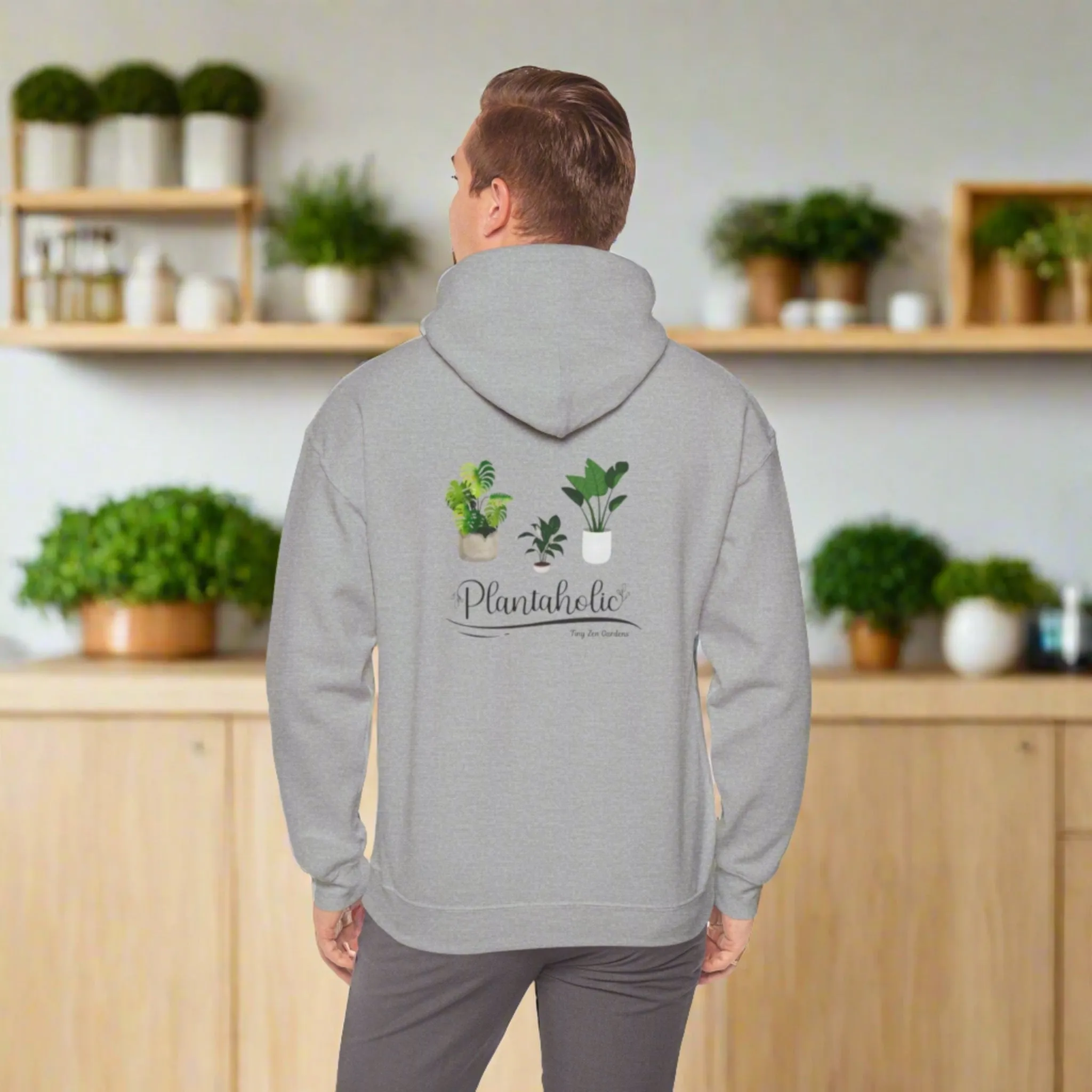 Unisex Heavy Blend™ Hooded Sweatshirt | Plantaholic | Tiny Zen Gardens