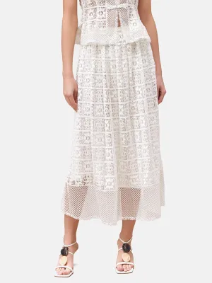 Water-soluble Lace Half Skirt